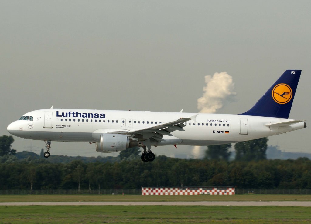 Lufthansa, D-AIPX, Airbus A 320-200  Mannheim  (Sticker-lufthansa.com), 2010.09.23, DUS-EDDL, Dsseldorf, Germany 

