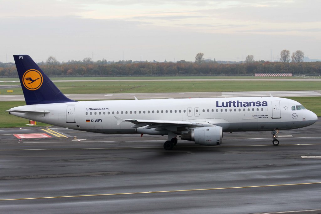 Lufthansa, D-AIPY  Magdeburg , Airbus, A 320-200, 10.11.2012, DUS-EDDL, Dsseldorf, Germany 

