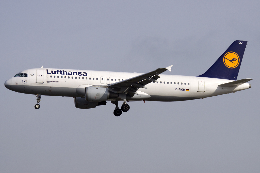 Lufthansa, D-AIQD, Airbus, A320-211, 02.04.2010, FRA, Frankfurt, Germany 

