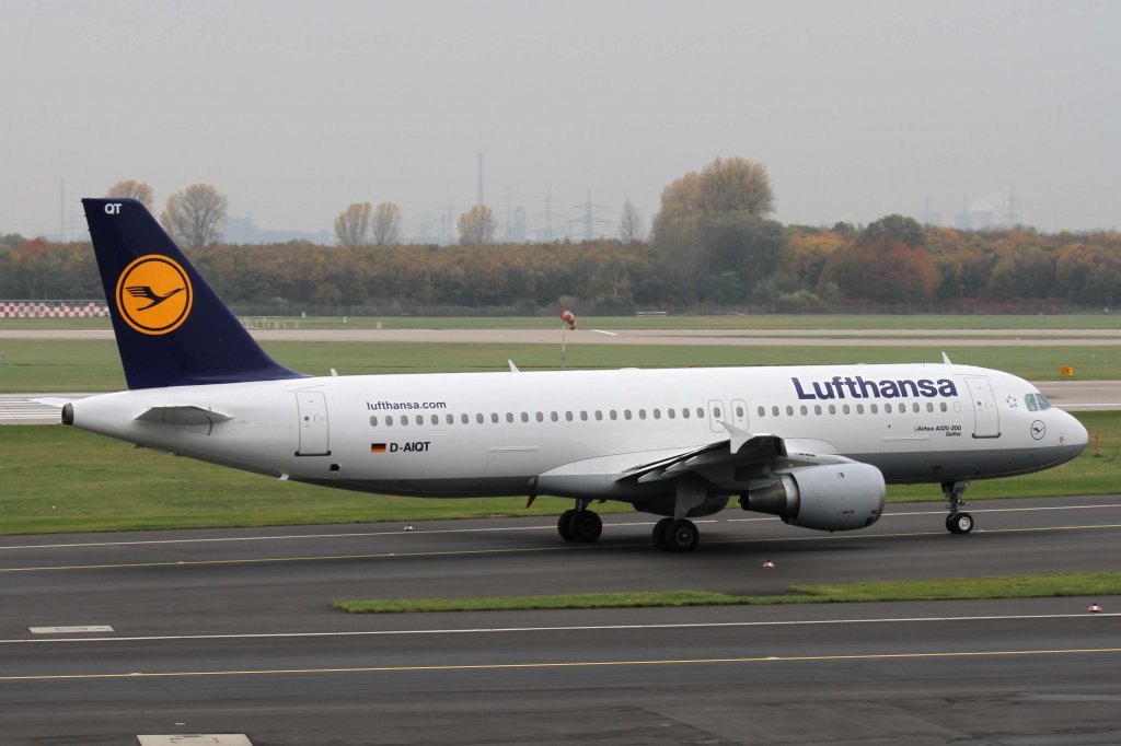 Lufthansa, D-AIQT  Gotha , Airbus, A 320-200, 10.11.2012, DUS-EDDL, Dsseldorf, Germany 