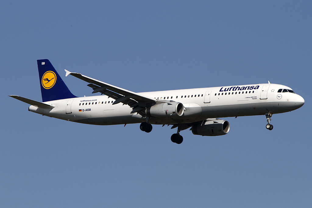 Lufthansa, D-AISB, Airbus, A321-131, 24.04.2010, FRA, Frankfurt, Germany 

