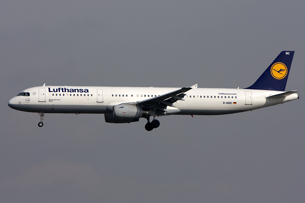 Lufthansa, D-AISC, Airbus, A321-231, 02.04.2010, FRA, Frankfurt, Germany 



