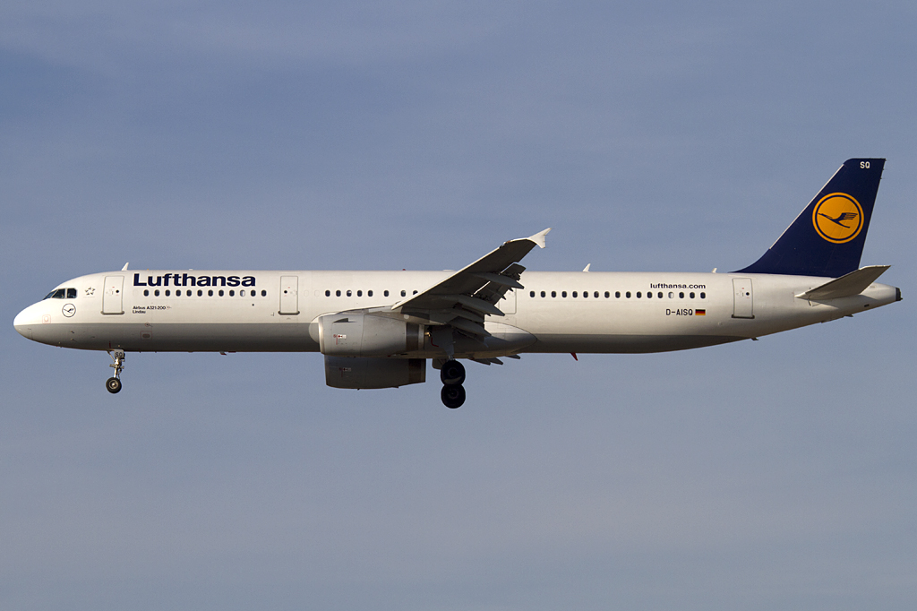 Lufthansa, D-AISQ, Airbus, A321-231, 09.02.2011, FRA, Frankfurt, Germany



