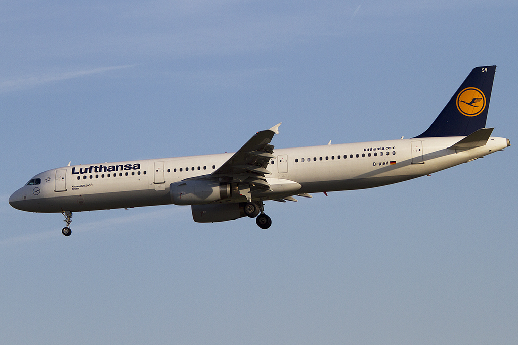 Lufthansa, D-AISV, Airbus, A321-231, 23.08.2012, FRA, Frankfurt, Germany



