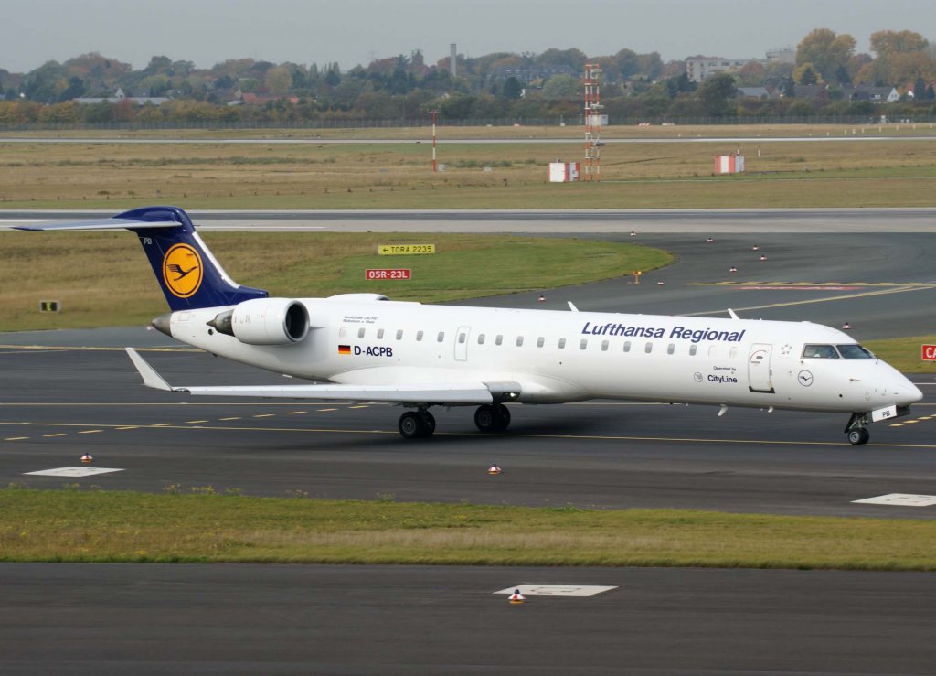 Lufthansa Regional (CityLine), D-ACPB (Rdesheim am Rhein), Bombardier CRJ-700 ER, 2009.10.24, DUS, Dsseldorf, Germany