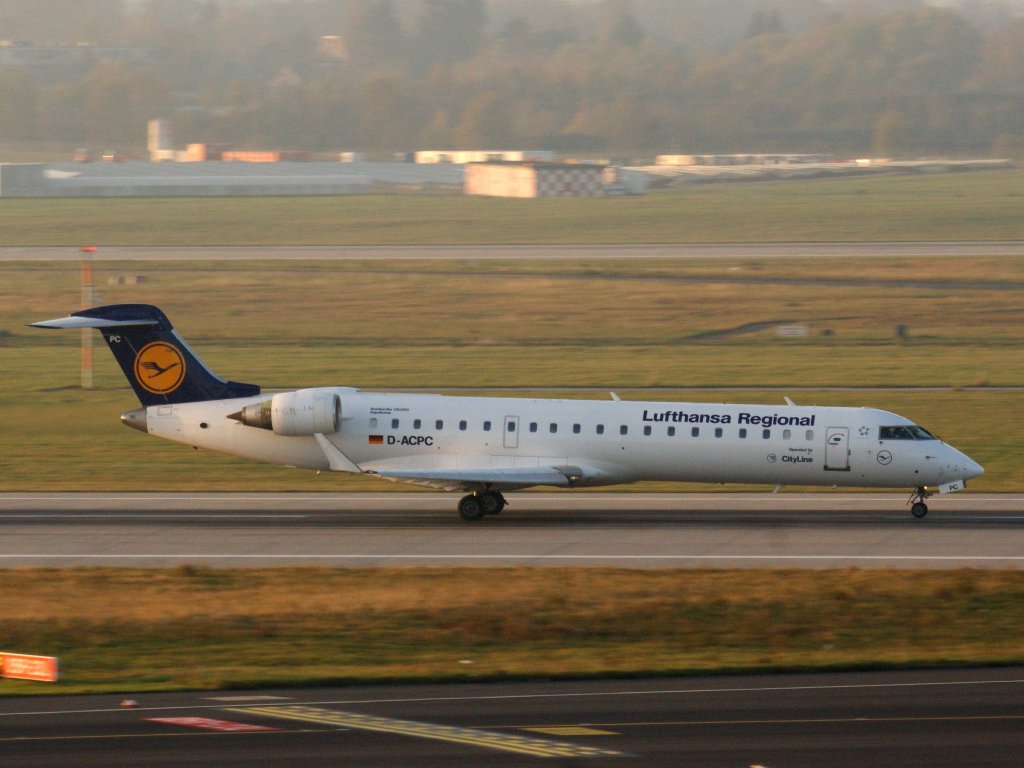 Lufthansa Regional (CityLine), D-ACPC  Espelkamp , Bombardier, CRJ-700 ER, 13.11.2011, DUS-EDDL, Dsseldorf, Germany 