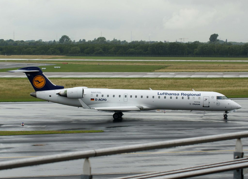 Lufthansa Regional (CityLine), D-ACPD  Vilshofen an der Donau , Bombardier CRJ-700 ER, 20.06.2011, DUS-EDDL, Dsseldorf, Germany 

