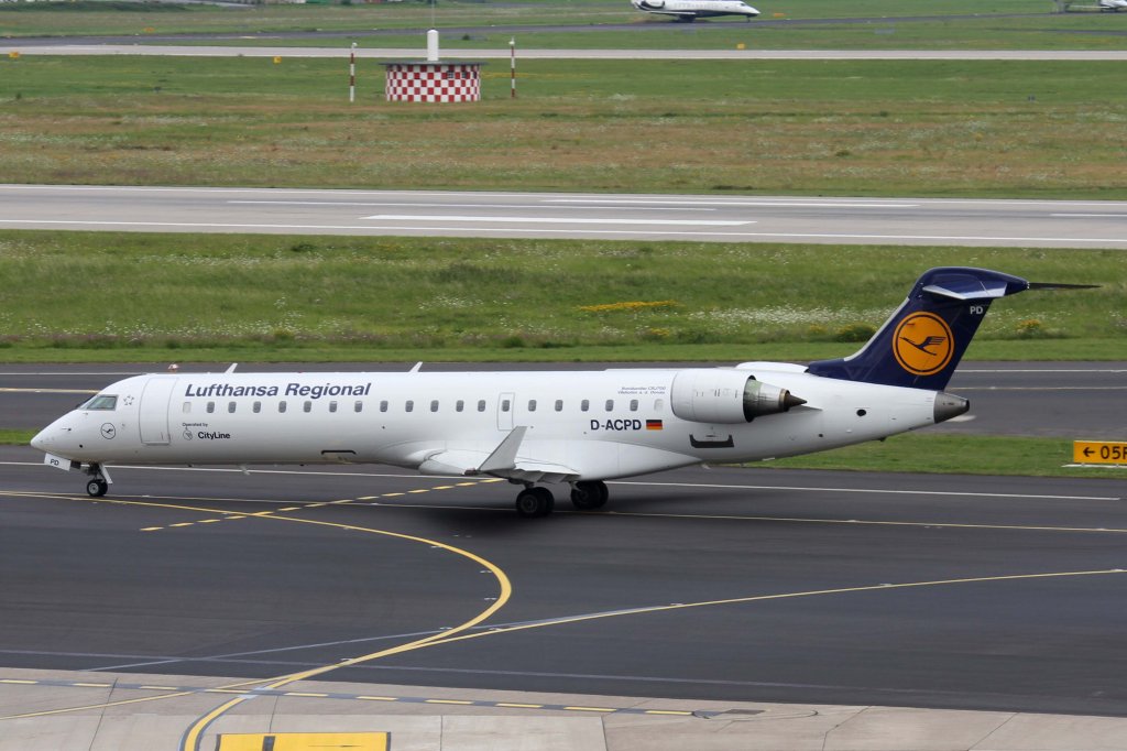 Lufthansa Regional (CityLine), D-ACPD  Vilshofen an der Donau , Bombardier, CRJ-700 ER, 11.08.2012, DUS-EDDL, Dsseldorf, Germany 