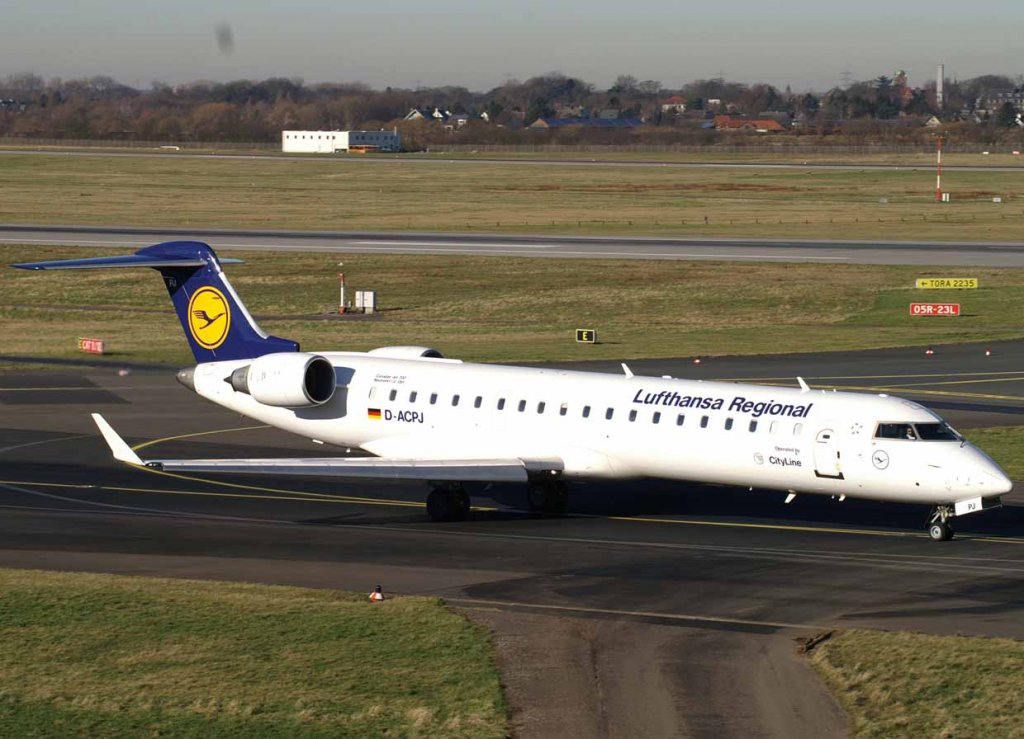 Lufthansa Regional (CityLine), D-ACPJ (Neumarkt in der Oberpfalz), Bombardier CRJ-700 ER, 2008.02.09, DUS, Dsseldorf, Germany