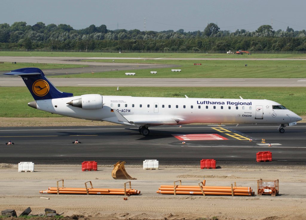 Lufthansa Regional (CityLine), D-ACPM (Heidenheim an der Brenz), Bombardier CRJ-700 ER, 2008.08.31, DUS, Dsseldorf, Germany