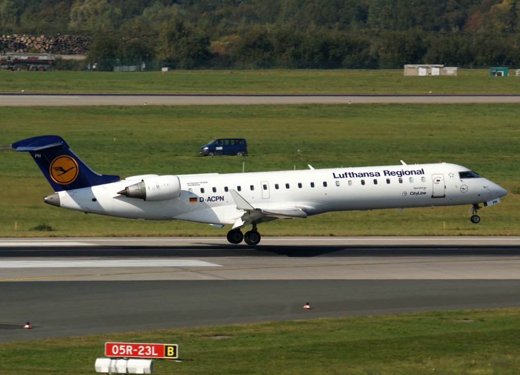 Lufthansa Regional (CityLine), D-ACPN (Quedlinburg), Bombardier CRJ-700 ER, 2008.09.26, DUS, Dsseldorf, Germany