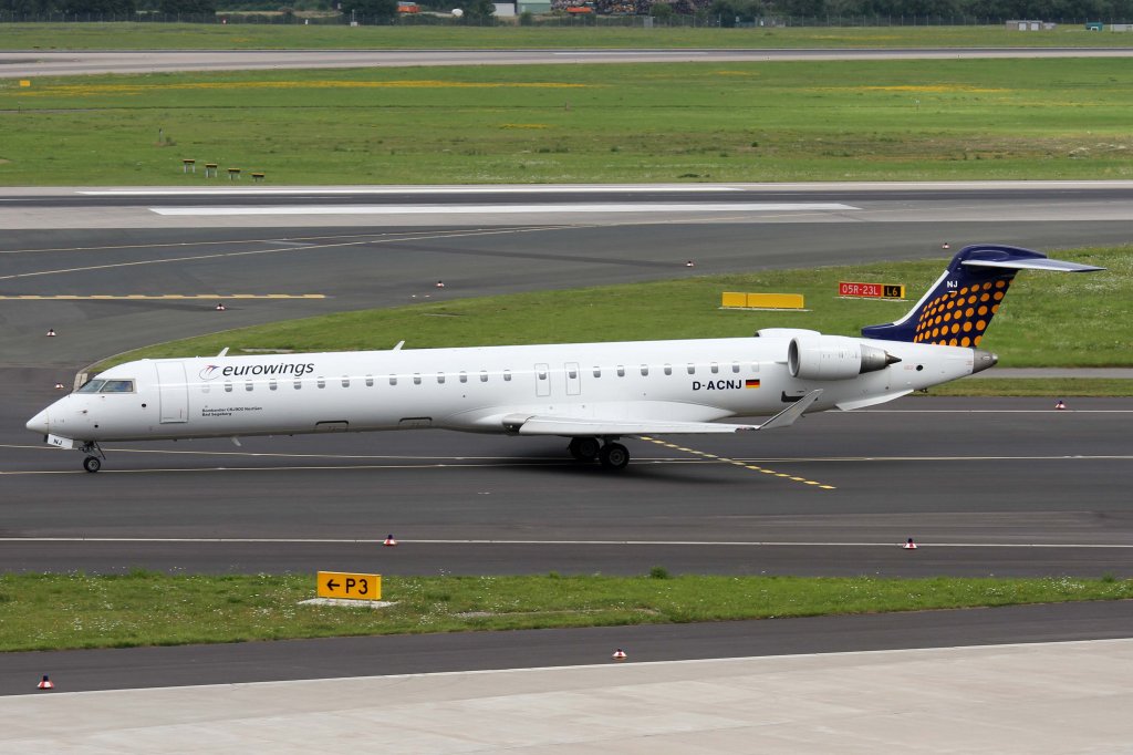 Lufthansa Regional (Eurowings), D-ACNJ   Bad Segeberg , Bombardier, CRJ-900 NG, 11.08.2012, DUS-EDDL, Dsseldorf, Germany 