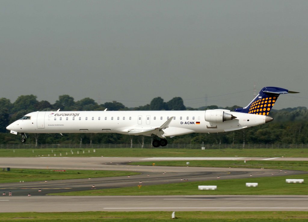 Lufthansa Regional (Eurowings), D-ACNK, Bombardier CRJ-900 NG, 2010.09.23, DUS-EDDL, Dsseldorf, Germany 

