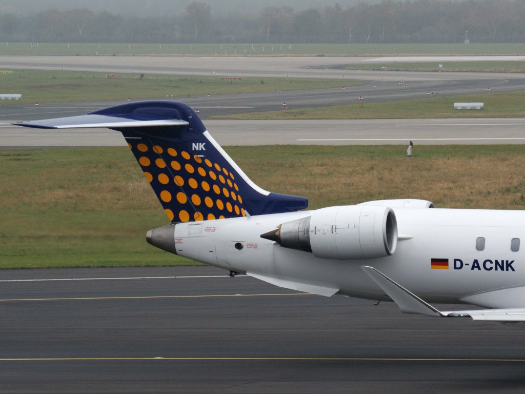 Lufthansa Regional (Eurowings), D-ACNK  ohne Namen , CRJ-900 NG (Seitenleitwerk/Tail)), 13.11.2011, DUS-EDDL, Dsseldorf, Germany 