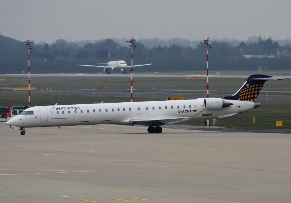 Lufthansa Regional (Eurowings), D-ACNT  ohne , Bombardier, CRJ-900 NG, 11.03.2013, DUS-EDDL, Dsseldorf, Germany 