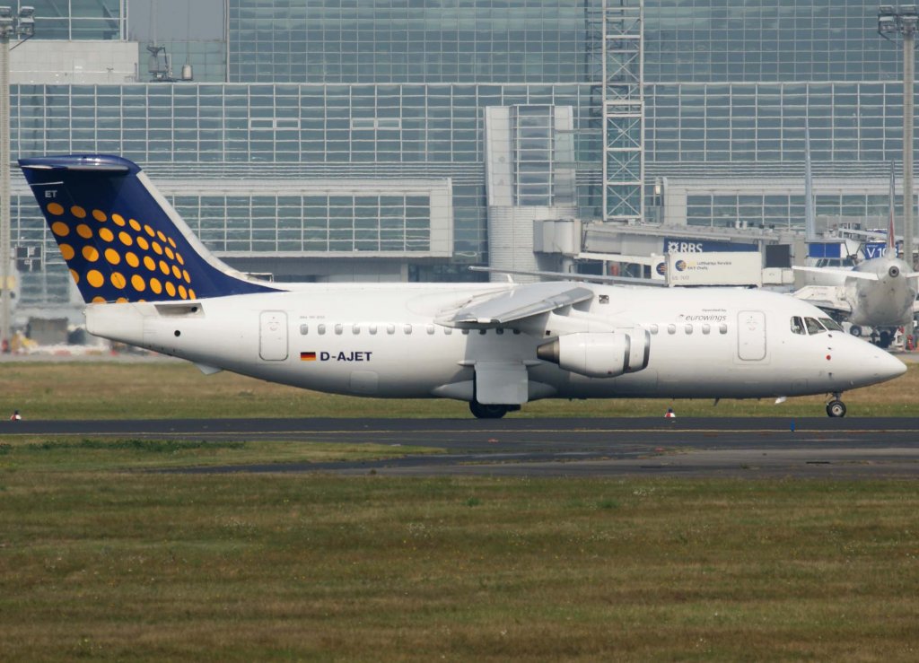 Lufthansa Regional (Eurowings), D-AJET, BAe 146-200/Avro RJ-85, 2009.09.16, FRA, Frankfurt, Germany
