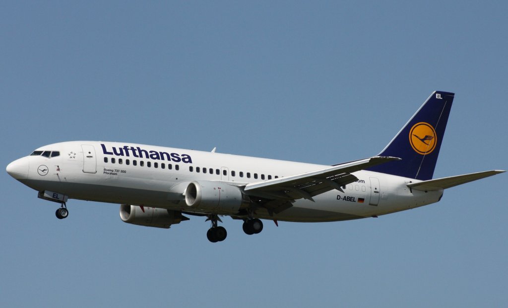 Lufthansa,D-ABEL,Boeing 737-330,20.08.2011,HAM-EDDH,Hamburg,Germany