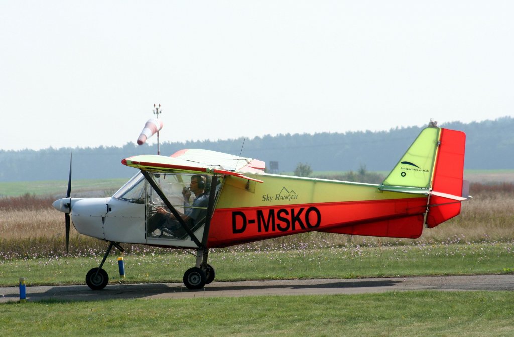 Luftsportclub Schnhagen Sky Ranger D-MSKO am 20.09.2009 auf dem Flugplatz Strausberg