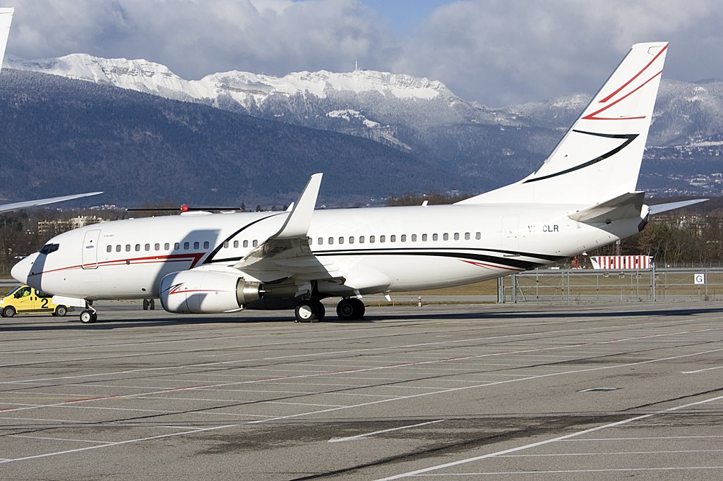 LUK-Avia, VP-CLR, Boeing, B737-7EM-BBJ, 02.01.2010, GVA, Geneve, Switzerland 

