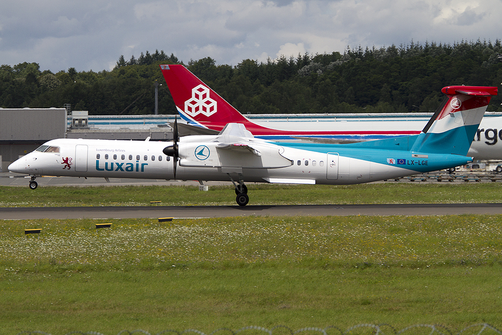 Luxair, LX-LGE, deHavilland, DHC-8Q-402, 29.07.2012, LUX, Luxemburg, Luxemburg 

