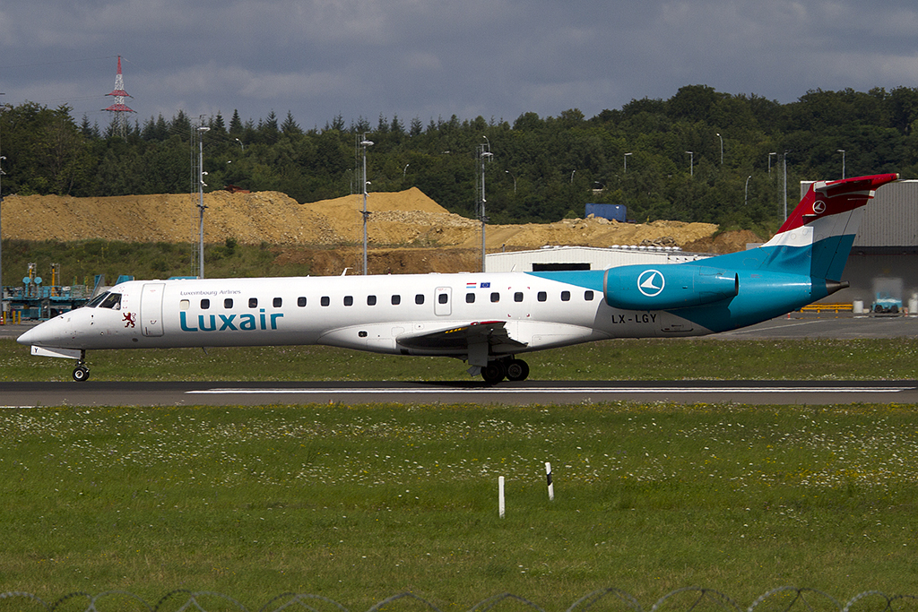 Luxair, LX-LGY, Embraer, ERJ-145, 29.07.2012, LUX, Luxemburg, Luxemburg 





