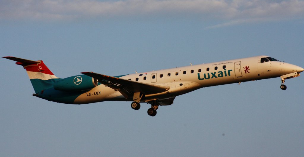 Luxair,LX-LGY,(c/n145242),Embraer ERJ-145LU,04.09.2012,HAM-EDDH,Hamburg,Germany