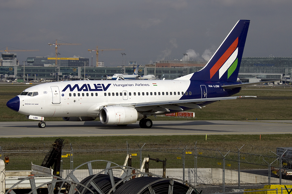 Malev Hungarian Airlines, HA-LON, Boeing, B737-7Q8, 02.04.2010, FRA, Frankfurt, Germany 


