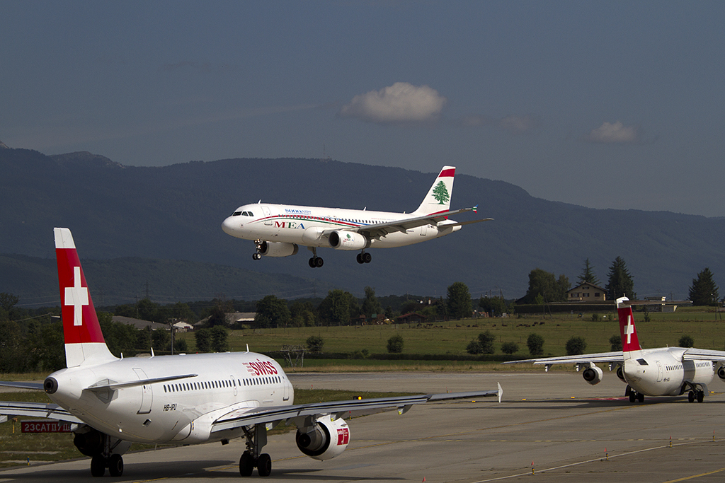 Middle East Airlines, OD-MRL, Airbus, A320-232, 04.08.2012, GVA, Geneve, Switzerland 



