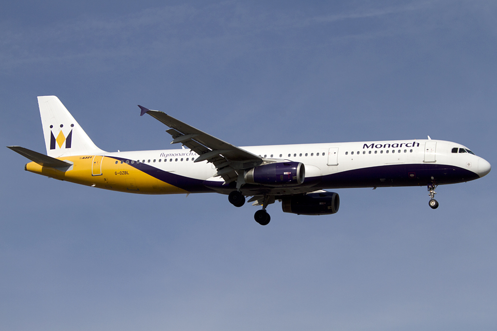 Monarch Airlines, G-OZBL, Airbus, A321-231, 11.03.2012, GVA, Geneve, Switzerland



