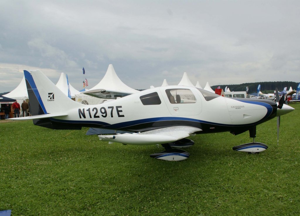 N1297E, Cessna C 400 Corvalis TT, 2009.07.17, EDMT, Tannheim (Tannkosh 2009), Germany