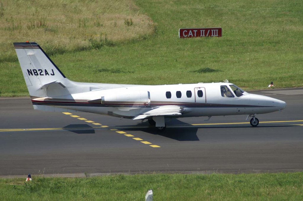 N82AJ, Cessna 501 Citation Eagle II, FGS Intercorp.-Holding, 2006.06.12, DUS-EDDL, Dsseldorf, Germany 