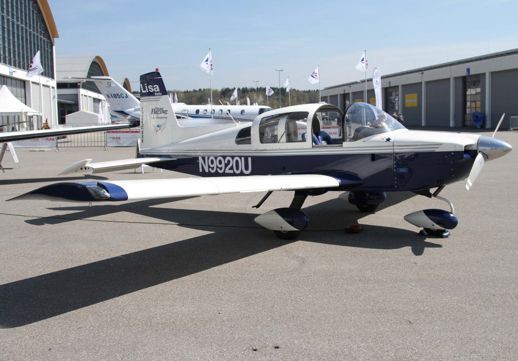 N9920U, American Aviation, AA-5 A, 24.04.2013, Aero 2013 (EDNY-FDH), Friedrichshafen, Germany



