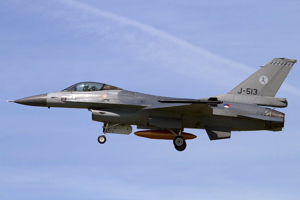 Netherlands - Air Force, J-513, General-Dynamics, F-16AM Fighting Falcon, 05.06.2010, EKSP, Skrydstrup, Denmark 

