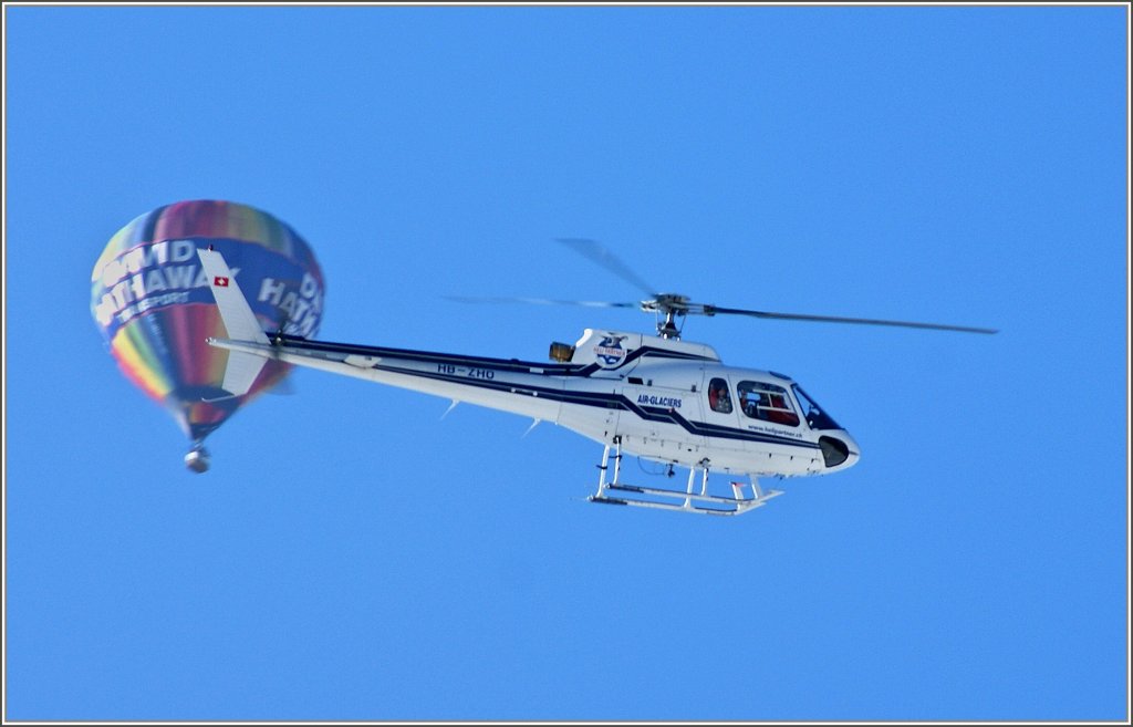 Nicht nur das mitfliegen im Ballon war mglich sondern auch ein Rundflug im Hubschrauber.
(23.01.2011)