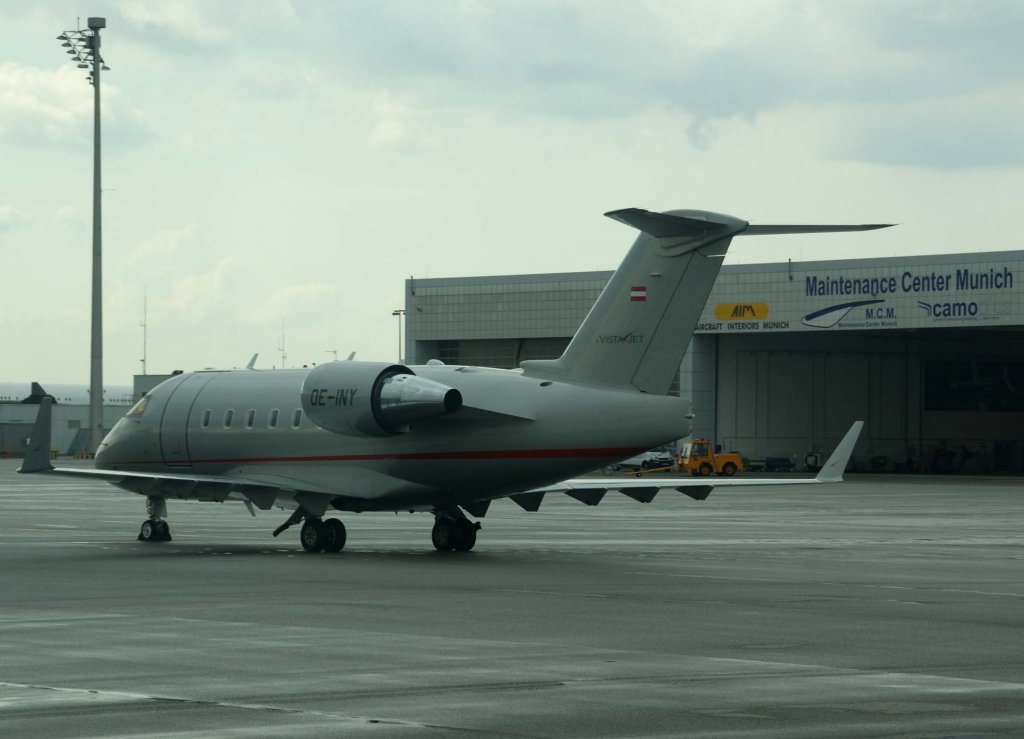 OE-INY, Bombardier CL-600 Challenger 604, Vistajet Luftfahrt, 2009.06.20, MUC-EDDM, Mnchen, Germany 

