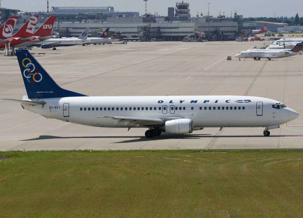 Olympic Airlines, SX-BKT, Boeing 737-400, 2008.07.15, DUS, Dsseldorf, Germany