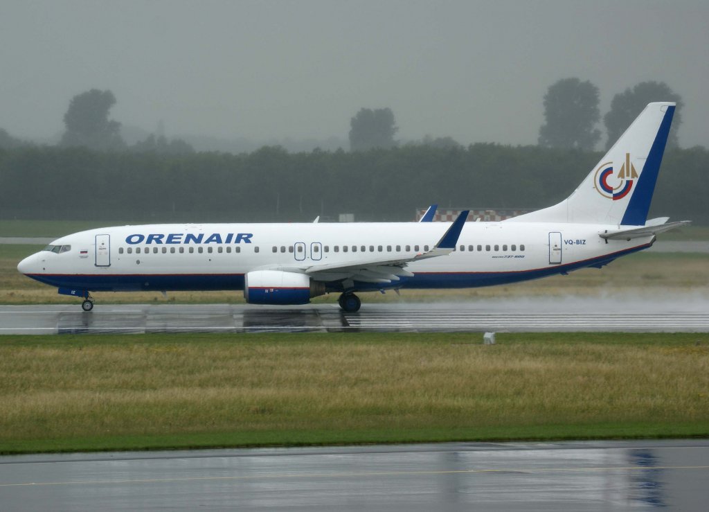 Orenair, VQ-BIZ, Boeing 737-800 WL, 20.06.2011, DUS-EDDL, Dsseldorf, Germany 

