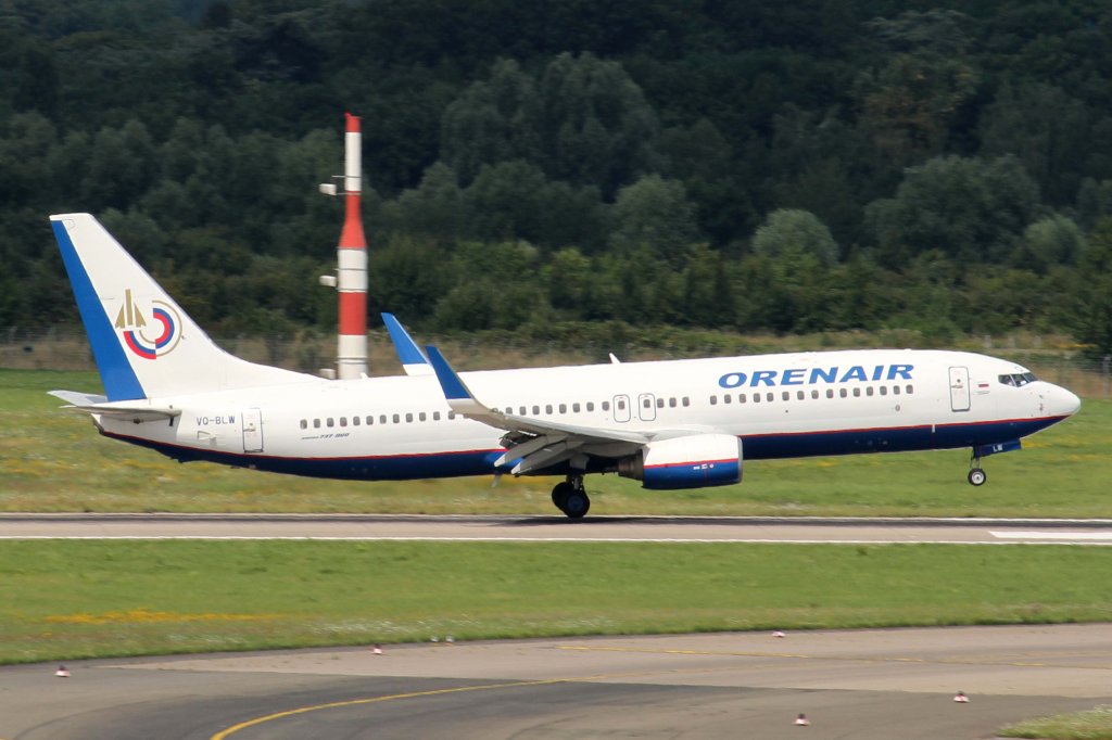 Orenair, VQ-BLW, Boeing, 737-800 wl, 11.08.2012, DUS-EDDL, Dsseldorf, Germany 