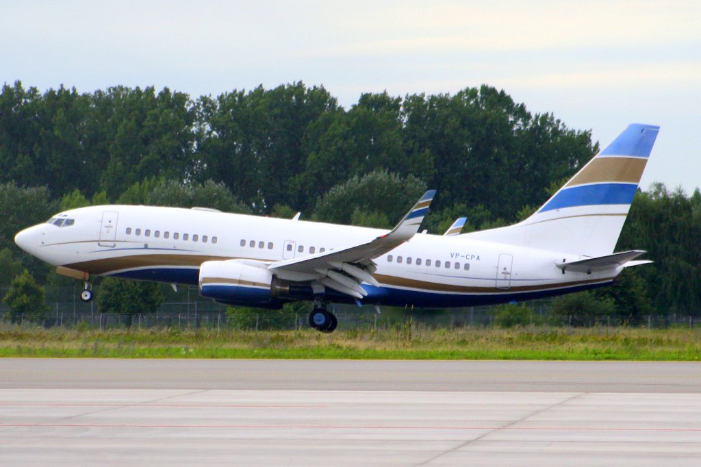 Private 
Boeing 737-7AW (BBJ)
Zulassung VP-CPA
Baden-Airpark
26.08.10