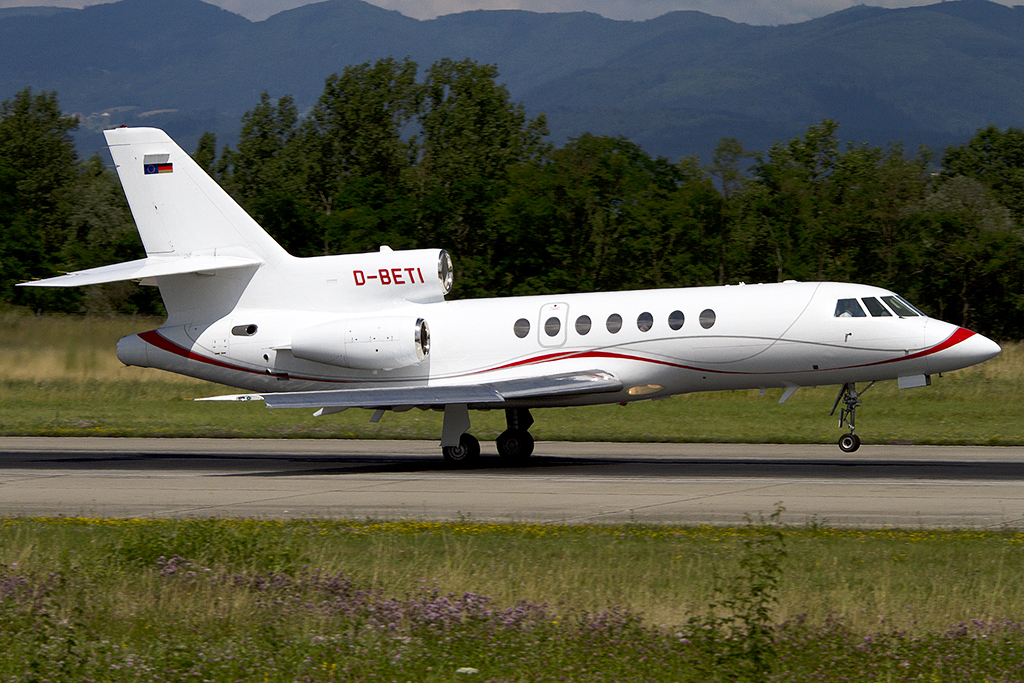Private, D-BETI, Dassault, Falcon 50EX, 12.07.2012, BSL, Basel, Switzerland 



