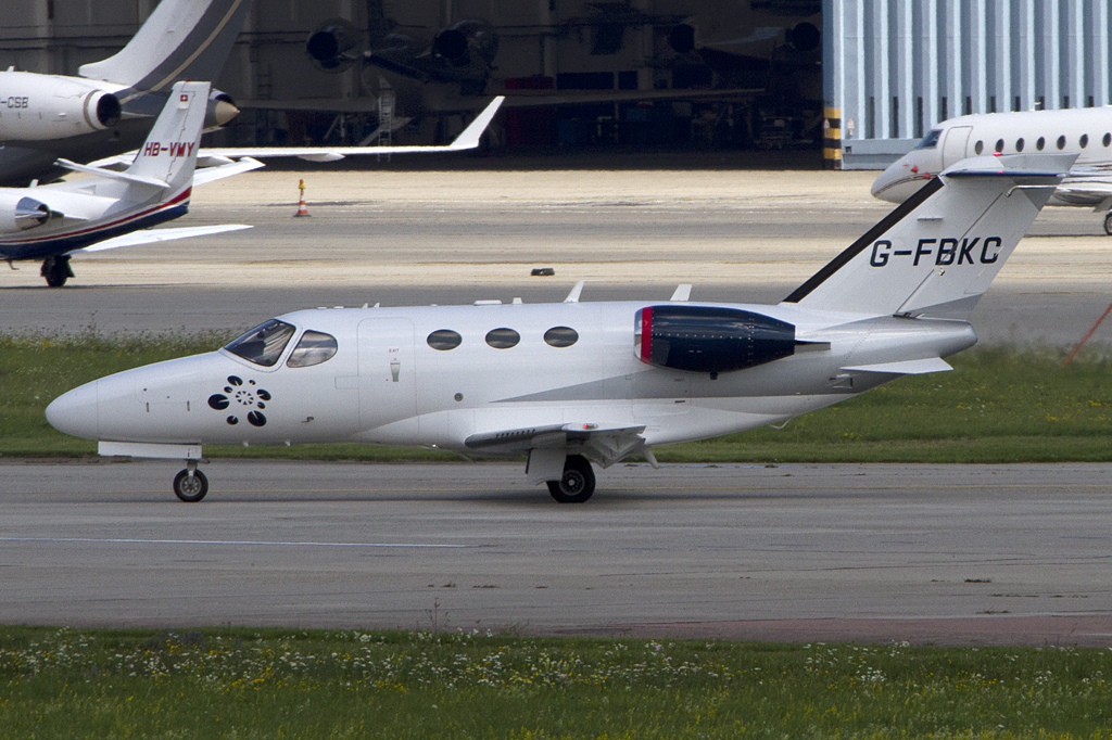 Private, G-FBKC, Cessna, 510 Citation Mustang, 31.07.2011, GVA, Geneve, Switzerland 

