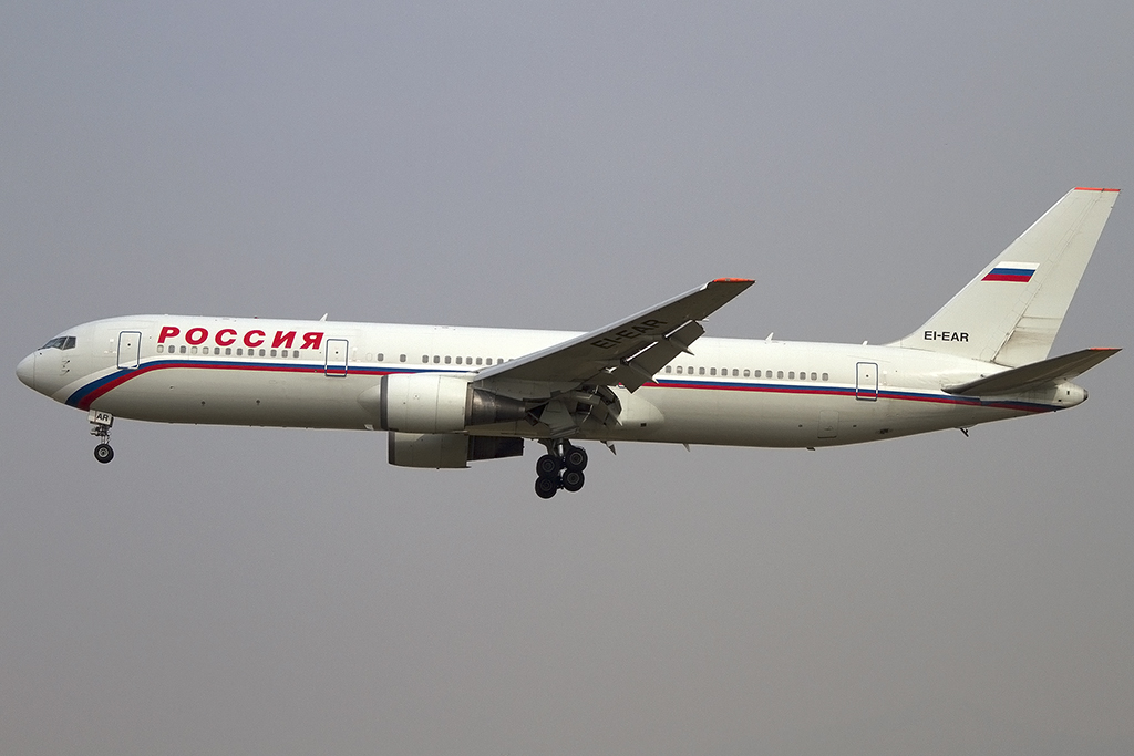 Rossiya, EI-EAR, Boeing, B767-3Q8-ER, 08.09.2012, BCN, Barcelona, Spain 



