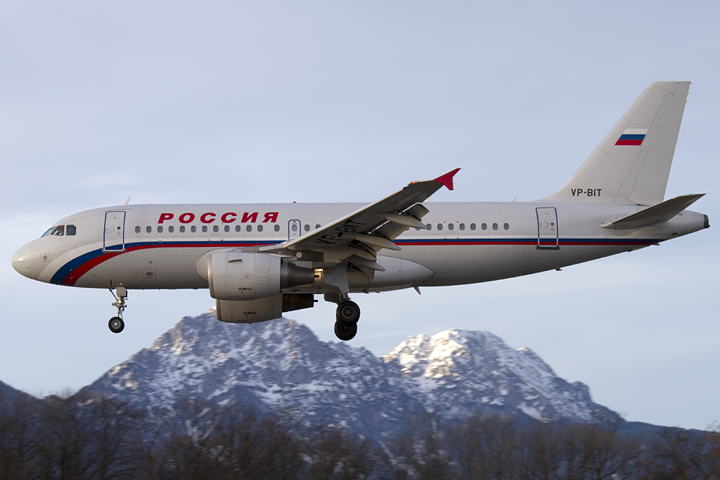 Rossiya, VP-BIT, Airbus, A319-111, 09.01.2011, SZG, Salzburg, Austria



