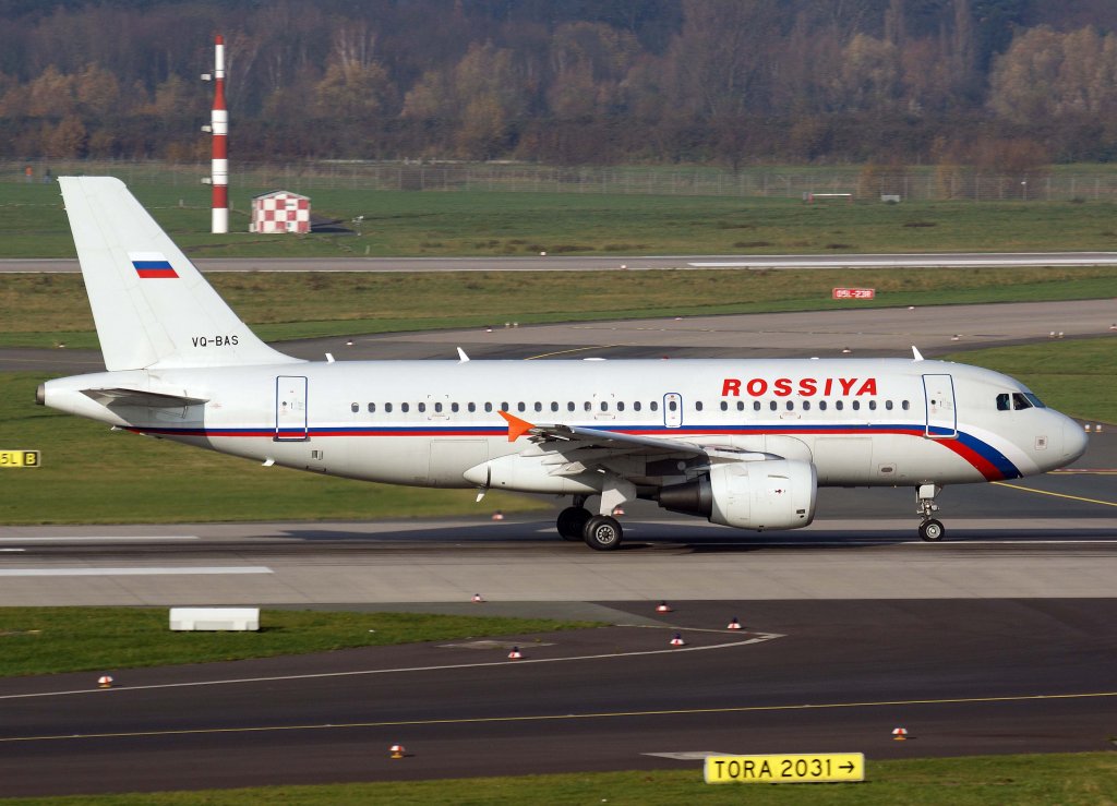 Rossiya, VQ-BAS, Airbus A 319-100, 2010.11.21, DUS-EDDL, Dsseldorf, Germany 

