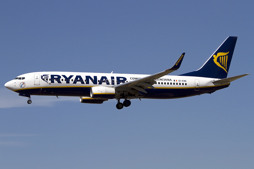 Ryanair, EI-EME, Boeing, B737-8AS, 14.09.2012, BCN, Barcelona, Spain 




