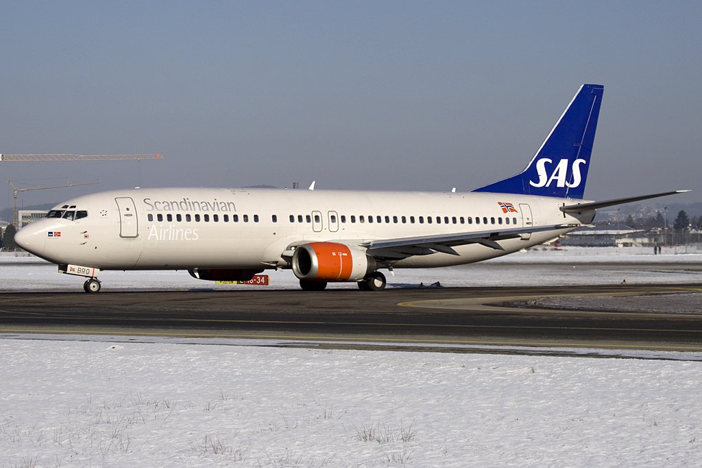 SAS, LN-BRQ, Boeing, B737-405, 16.01.2010, SZG, Salzburg, Austria 

