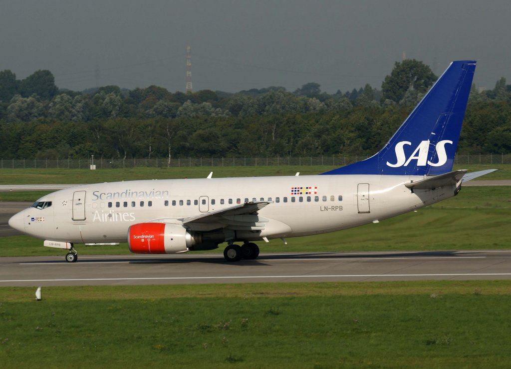 SAS (N), LN-RPB, Boeing 737-600  Bure Viking , 2010.09.23, DUS-EDDL, Dsseldorf, Germany 

