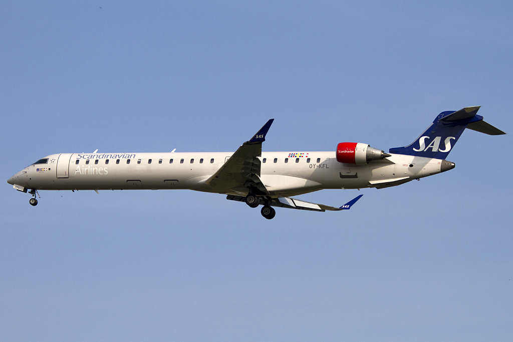 SAS, OY-KFL, Bombardier, CRJ900, 07.06.2011, DUS, Dsseldorf, Germany


