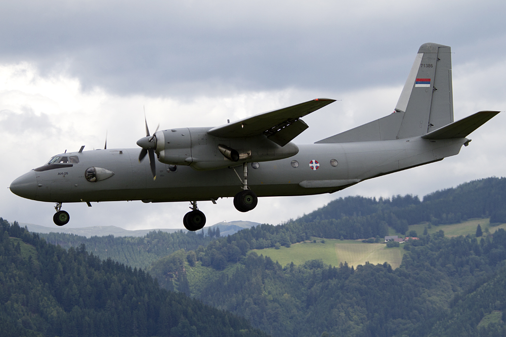 Serbia - Air Force, 71386, Antonov, AN-26, 30.06.2011, LOXZ, Zeltweg, Austria


