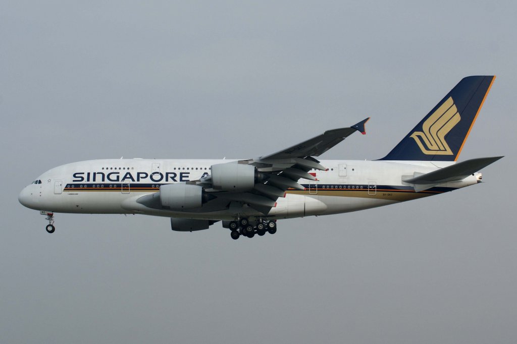 Singapore Airlines, 9V-SKC, Airbus, A 380-800, 13.04.2012, FRA-EDDF, Frankfurt, Germany